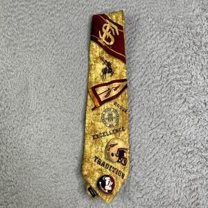 Florida State Seminoles FSU Tie Silk Eagle Wear All Over Print Necktie